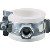 Gelenk-Rohrschelle G-RS, weiß