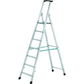Stufen-Stehleiter, einseitig begehbar, gebördelt