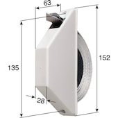 Mini-Halbeinlass-Gurtwickler