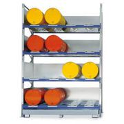 Paletten-Regale für Fässer und IBC/KTC