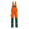 Latzhose Knietasche SAFE COMPETE W-Orange/Grün 62/82