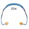 Set 20 Stück Gehörschutz mit Bügel Ergo