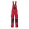 Latzhose Knietasche UNIQUE Rot/Schwarz 60/90