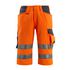 Shorts, lang SAFE SUPREME W-Orange/Schw.Blau, Gr. 49
