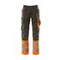 Hose Knietasche SAFE SUPREME Anthra./W-Orange 44/82