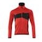 Fleecepullover RV ACCELERATE Verkehrsrot/Schwarz 3XL