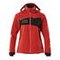 Hard Shell Jacke Damen ACCELERATE Verkehrsrot/Schwarz XS