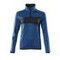 Fleecepullover Damen RV ACCELERATE Azurblau/Schwarzblau XS