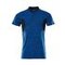 Polo-Shirt ACCELERATE Azurblau/Schw.Blau XS