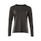 T-Shirt Damen, langarm ACCELERATE Anthr./Schw. XS