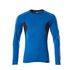 T-Shirt, Langarm ACCELERATE Azurblau/Schwarzblau XL