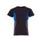 T-Shirt ACCELERATE Schwarzblau/Azurblau 3XL