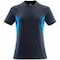T-Shirt Damen ACCELERATE Schwarzblau/Azurblau S