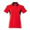 Polo-Shirt Damen ACCELERATE Verkehrsrot/Schwarz XS