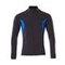 Sweat-Jacke ACCELERATE Schw.Blau/Azurblau 2XL