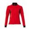 Sweat-Jacke Damen ACCELERATE Verkehrsrot/Schwarz XS