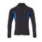 Kapuzen-Jacke ACCELERATE Schw.Blau/Azurblau L