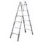 Sprossenstehleiter Alu 2x6