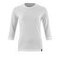 T-Shirt Damen, langarm CROSSOVER Weiß XS