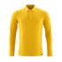 Polo-Shirt, Langarm CROSSOVER Currygelb 5XL