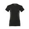T-Shirt Damen CROSSOVER Vollschwarz XS