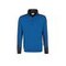 Zip-Sweat-Shirt Mikralinar, royalblau/anthrazit, Gr. 4XL
