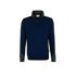 Zip-Sweat-Shirt Mikralinar, dunkelblau/anthrazit, Gr. 4XL