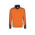 Zip-Sweat-Shirt Mikralinar, orange/anthrazit, Gr. 4XL
