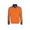 Zip-Sweat-Shirt Mikralinar, orange/anthrazit, Gr. 4XL