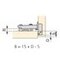 Scharnier Mittelanschlag X91 Soft Close