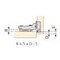 Scharnier Mittelanschlag X91 Soft Close