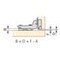 Scharnier Mittelanschlag X91 Soft Close