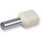 DOUBLE FERRULE 0,5HL WHITE