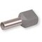 DOUBLE FERRULE 0,75N GREY