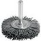 Brush wheel with 6 mm shank nylon