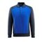 Polo-Sweatshirt UNIQUE Kornblau/Schw.Blau XS