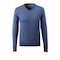 Strickpullover FRONTLINE Blau-meliert 3XL