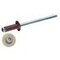 Blind rivets, flat head, aluminium/steel, brown