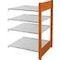 BERA Line Anbauregal extra tief (600 mm), orange