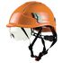 Safety climbing helmet orange