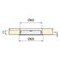 LED Wandleuchte Crux