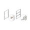 Placard Beschläge für Glasschiebetüren 6+4 und 12+4