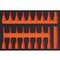FOAM-INLETT TX-SET 1/2 17PC.