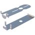 Deck stone edge closure clamp