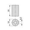 Abstandshalter 30mm für Gola Profil