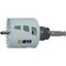 Hartmetall Zylindersäge Schnell-Wechselsystem Anwendungsbild mit Adapter und  TCT Zentrierbohrer