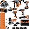 18-Volt-Maschinen-Komplett-Set 5,0 Ah inkl. Staubsauger und Radio
