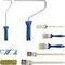 Pinsel-/Walzen-Set Heizkörperpinsel Eco Premium Lackier-/Lasurpinsel Flächenstreicher Ringpinsel Malerwalze Heizkörperwalze Steckbügel