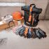 PSA-Rucksack Holzbau, Handschuhe, Gehörschutz, Schutzbrille, Überschuhe, Pflaster-Set