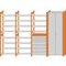 BTI OBTI-Base OBTI-SYS 4-Fach Regalkombination mit Schubkastenregal und großem Schrank